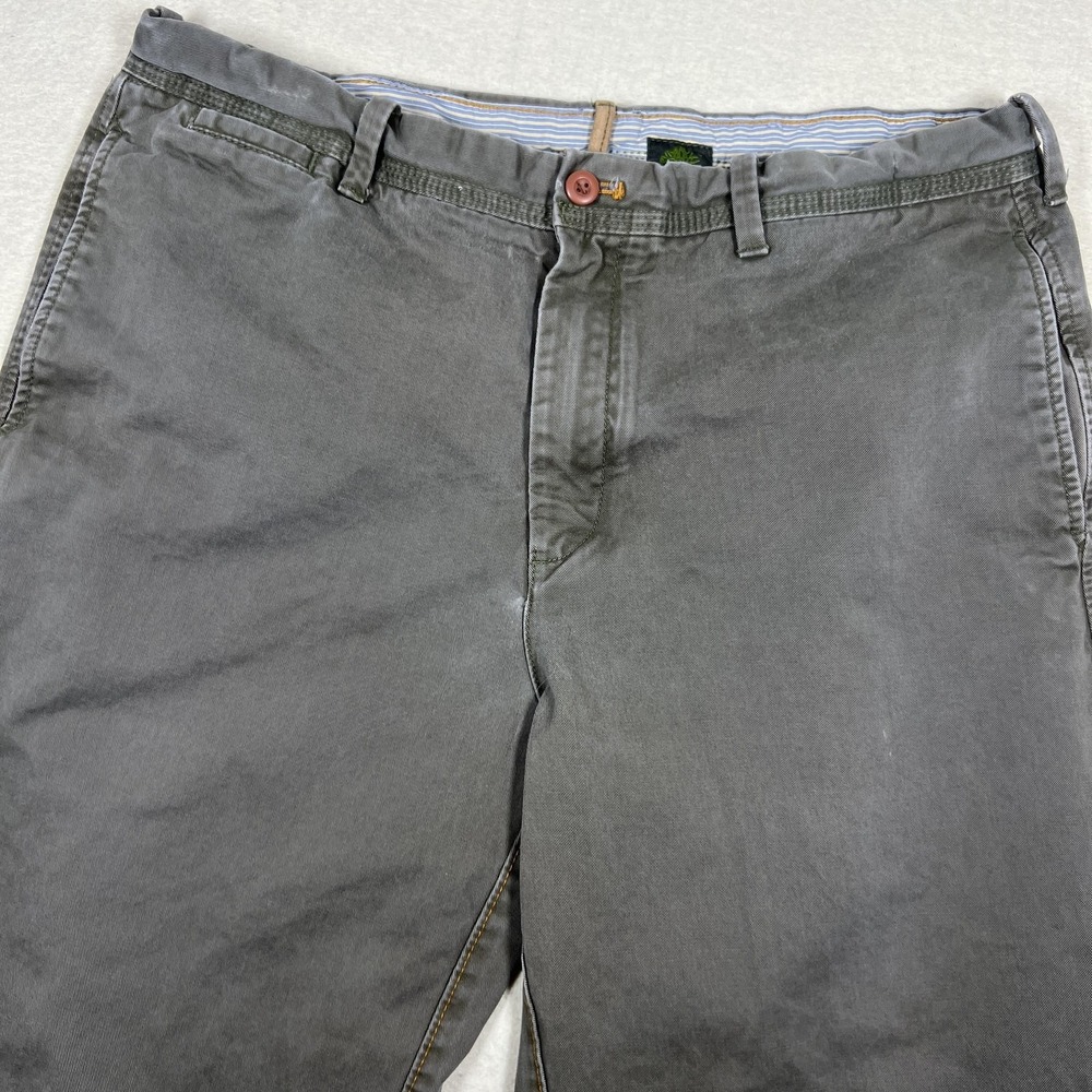 Timberland Pants Mens 38x32 Green Cotton Chino Straight Leg Casual Classic Fit